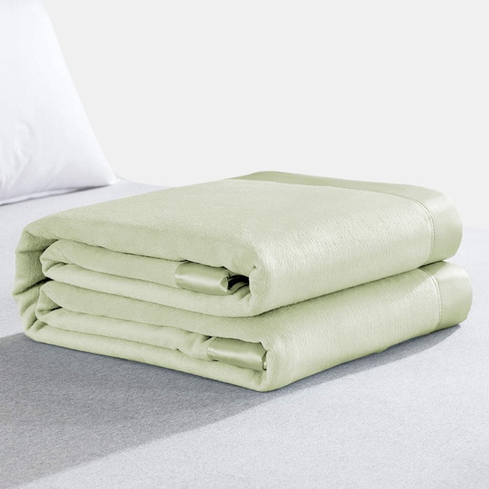 silk blankets_green