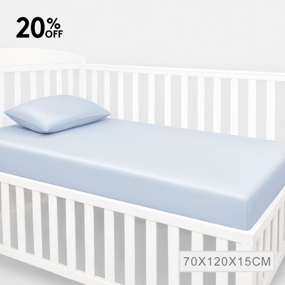 silk fitted crib sheet