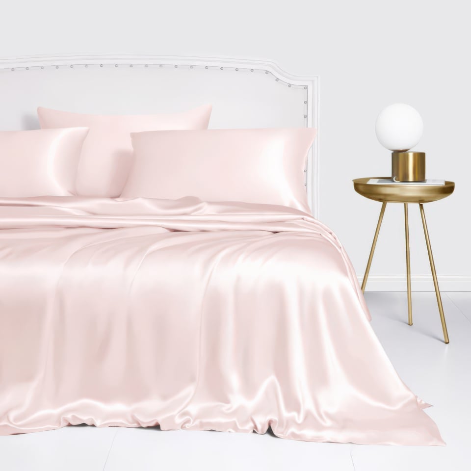 silk duvet cover_light-pink
