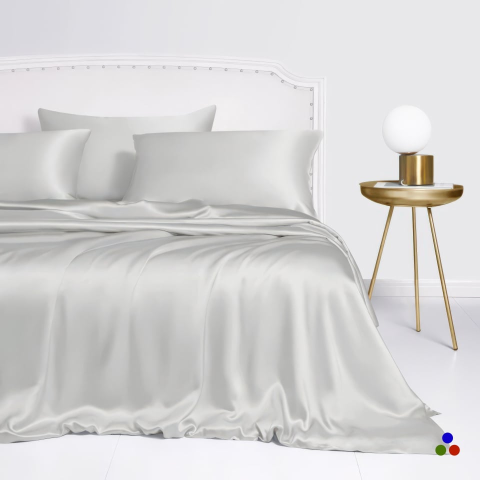 Silk Duvet Cover with Zipper