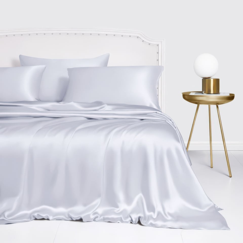 silk duvet cover_light lavender