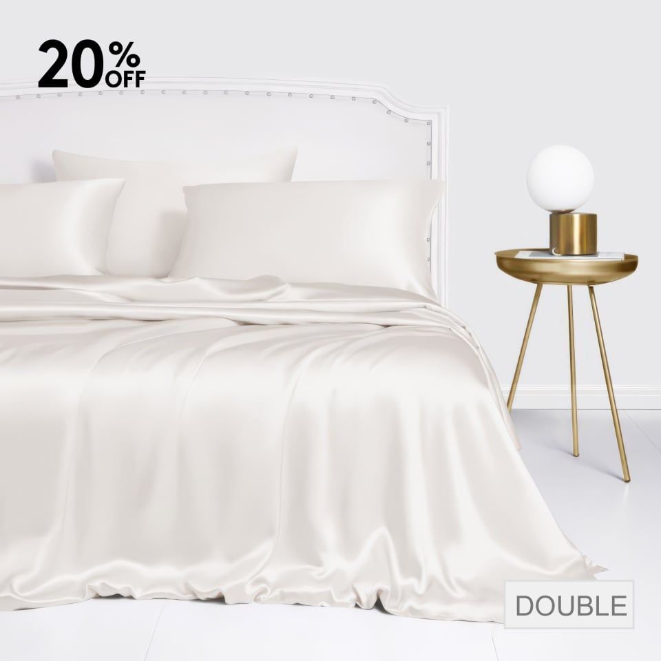 silk duvet cover_ivory
