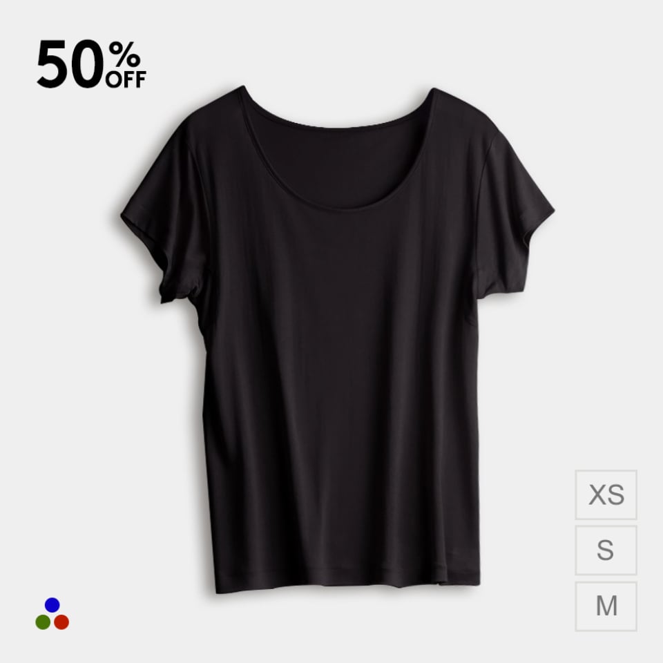 silk jersey t-shirt_nude