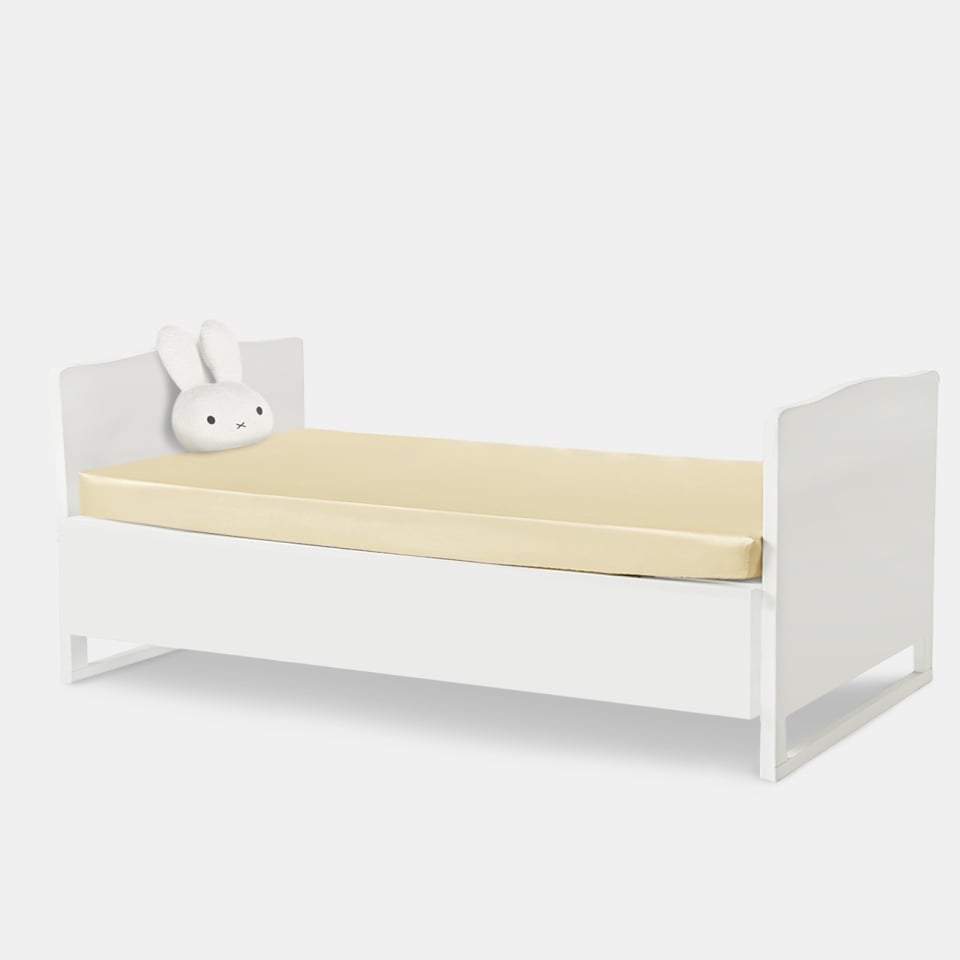 silk kids fitted sheet_cream