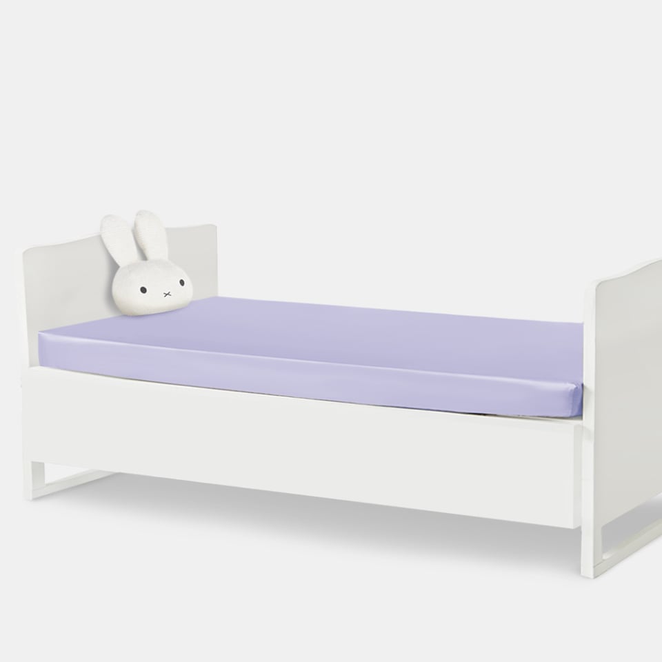 silk kids fitted sheet_lavender blue