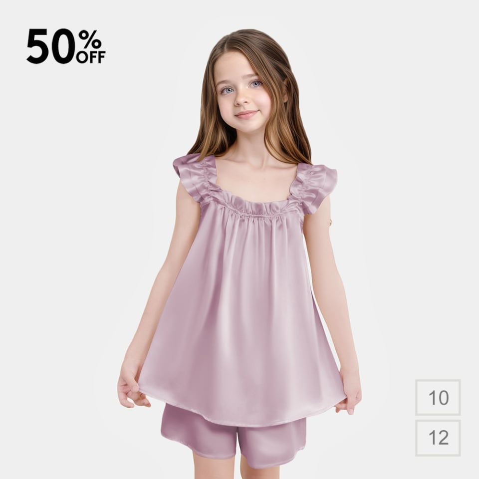 pure seidenpyjamas für mädchen_dusty lilac