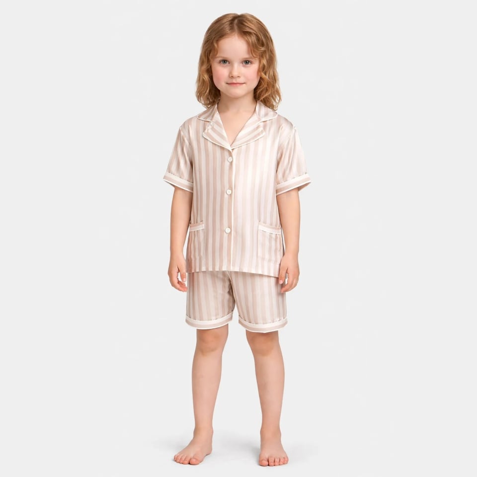 short pajama set for girls