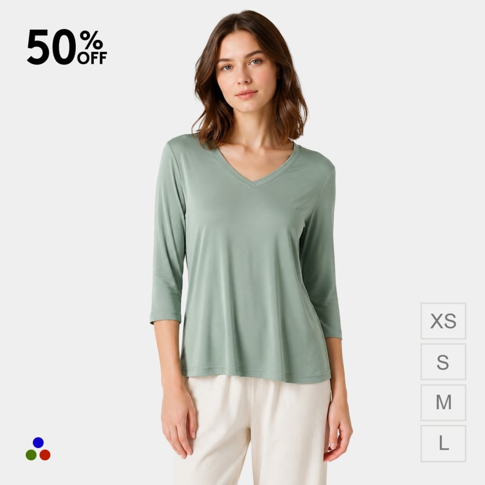 camisa de punto de seda_silver