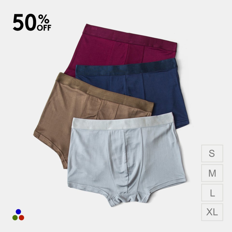 men’s silk boxer briefs_gray