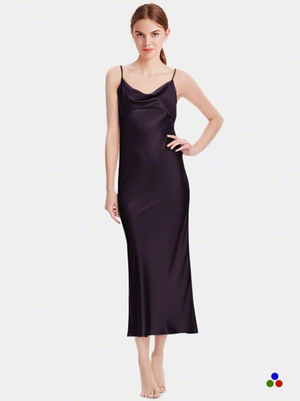 silk nightdress_dark purple