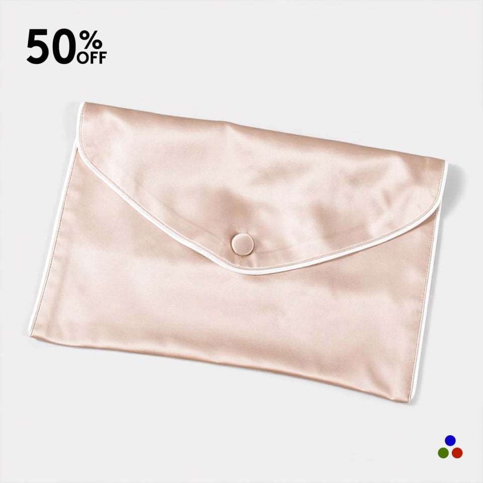 bolsa de viaje de seda para lencería