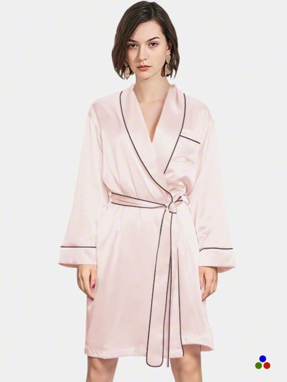 silk robe_silver