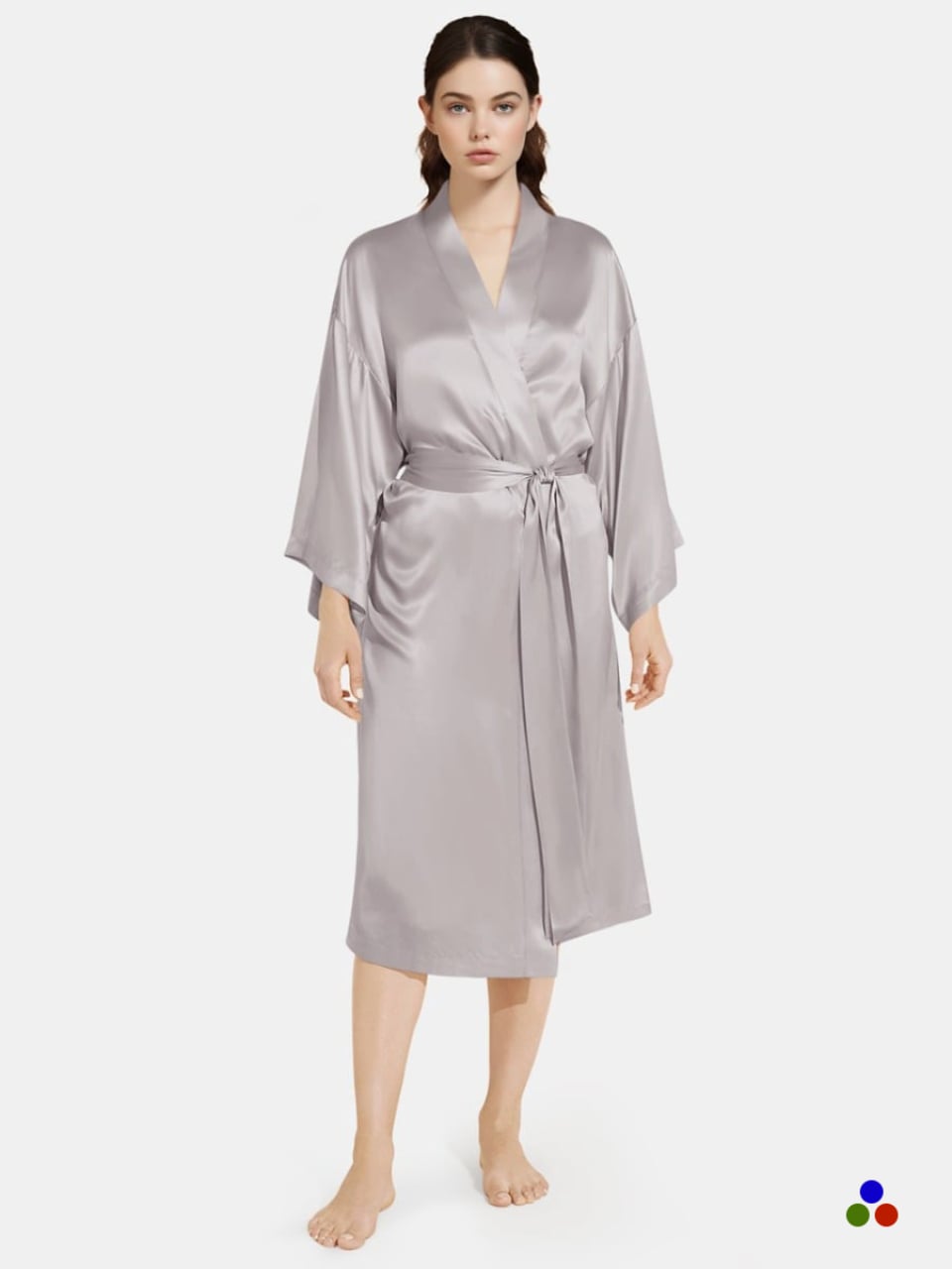 silk robe_silver