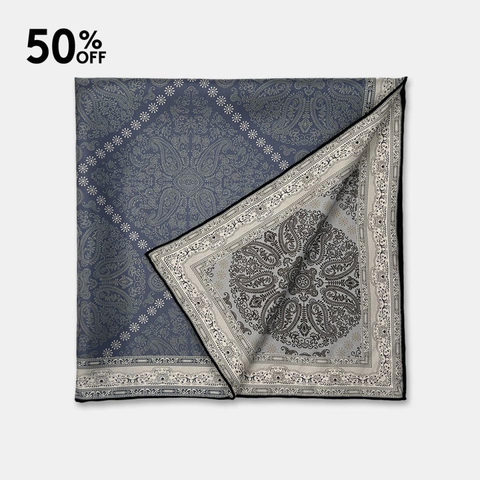 double-sided printed scarf