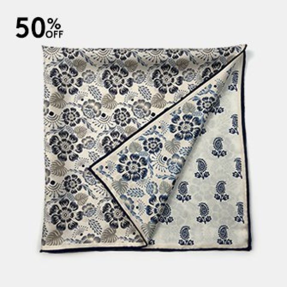 double-sided printed scarf