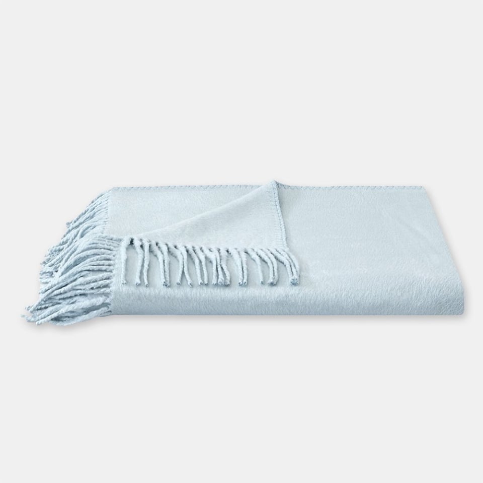 silk throw blanket_blue
