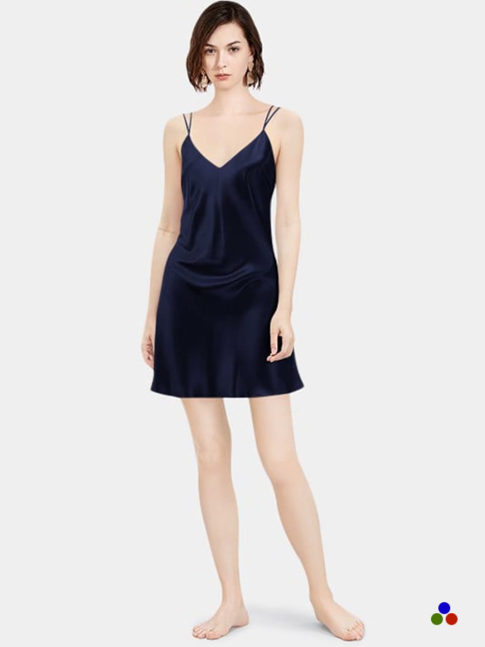 silk short slip_navy