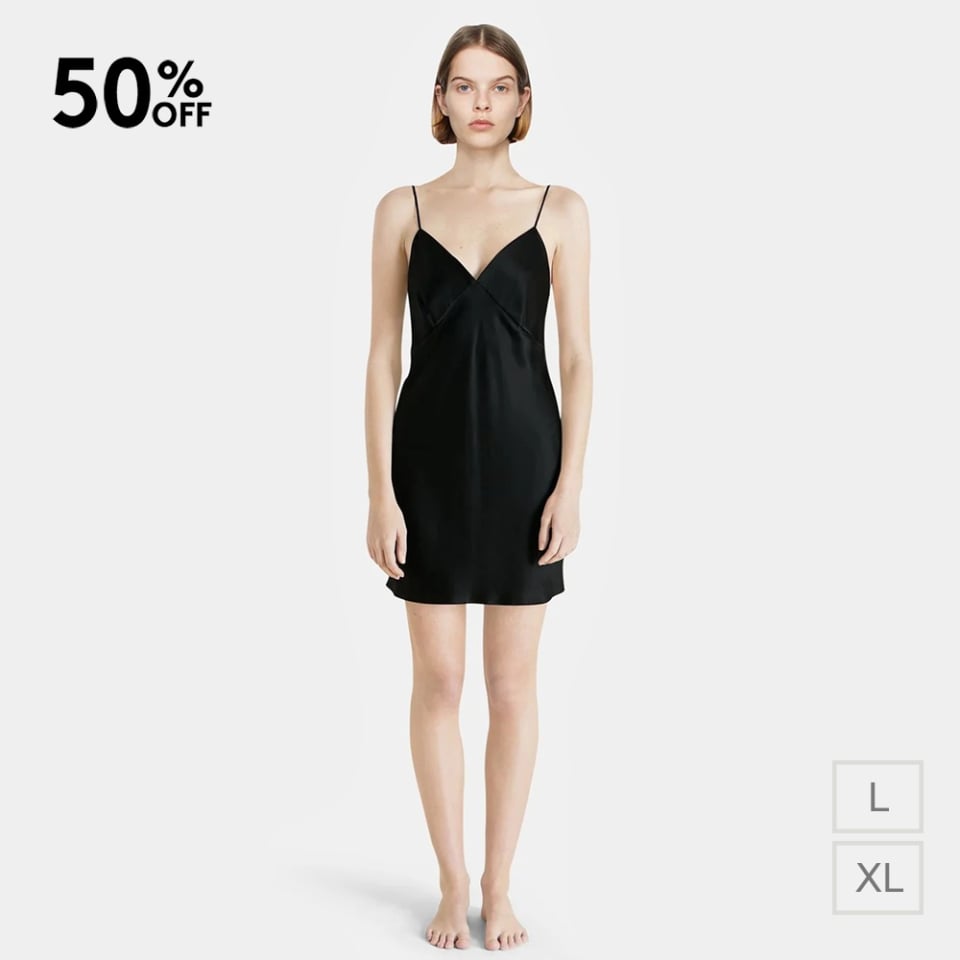 kurze seidenmorgenmäntel_black