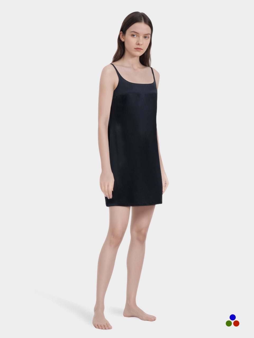 Simple Silk Short Slip