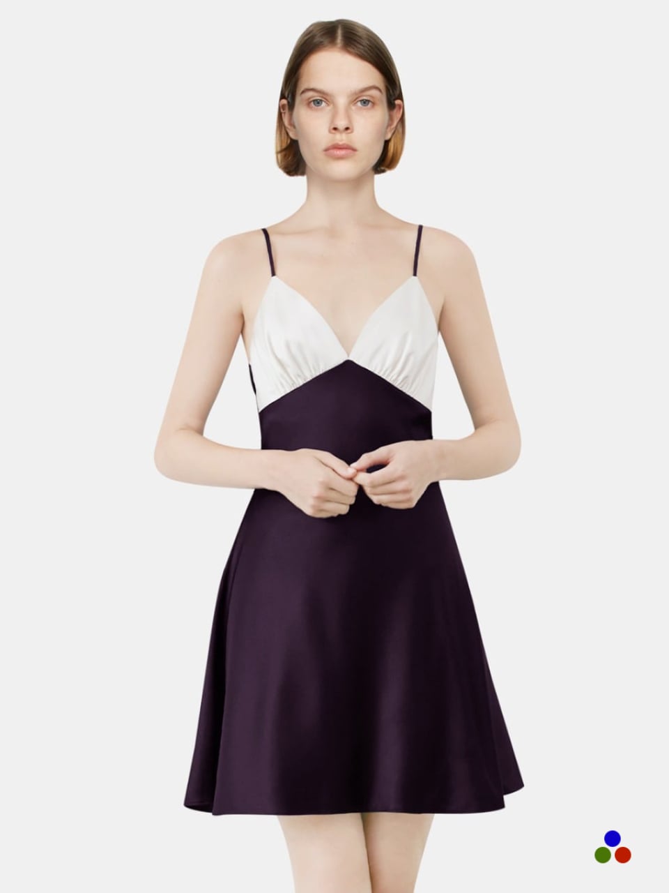 slip en soie_dark purple/ivory