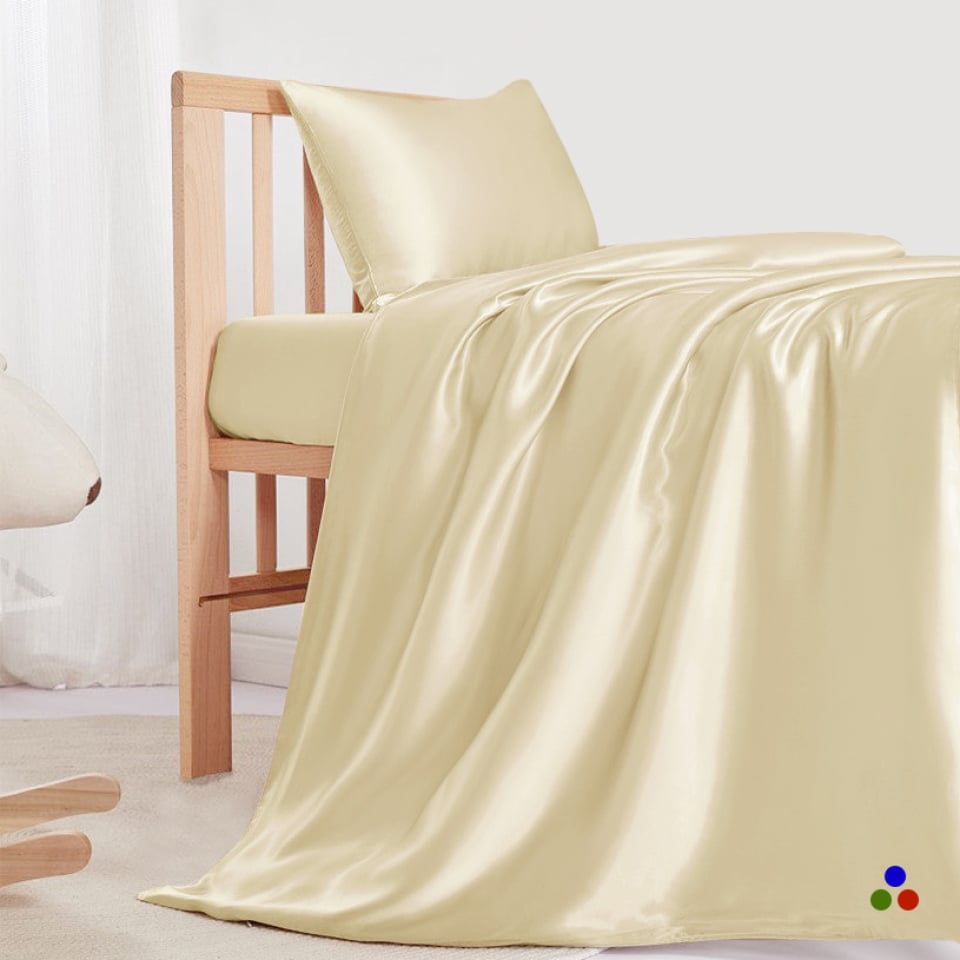 housse de couette enfant en soie_cream