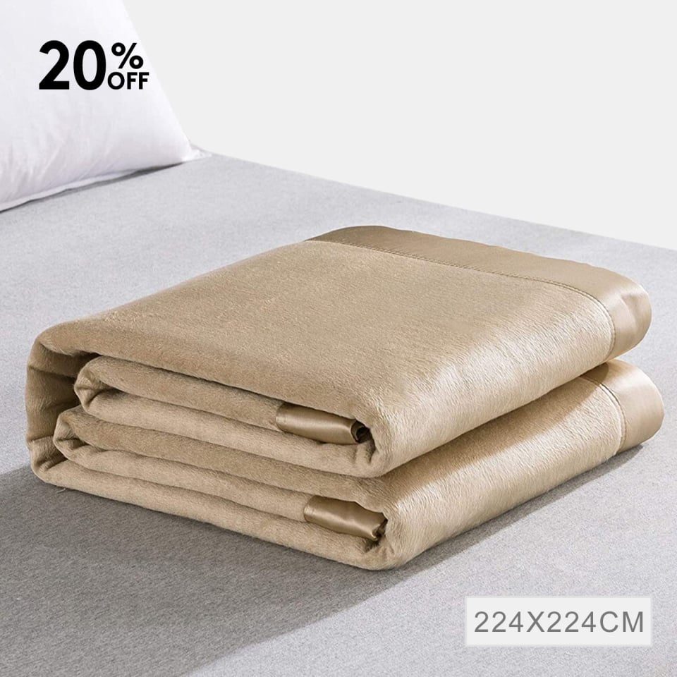 silk blanket_tan