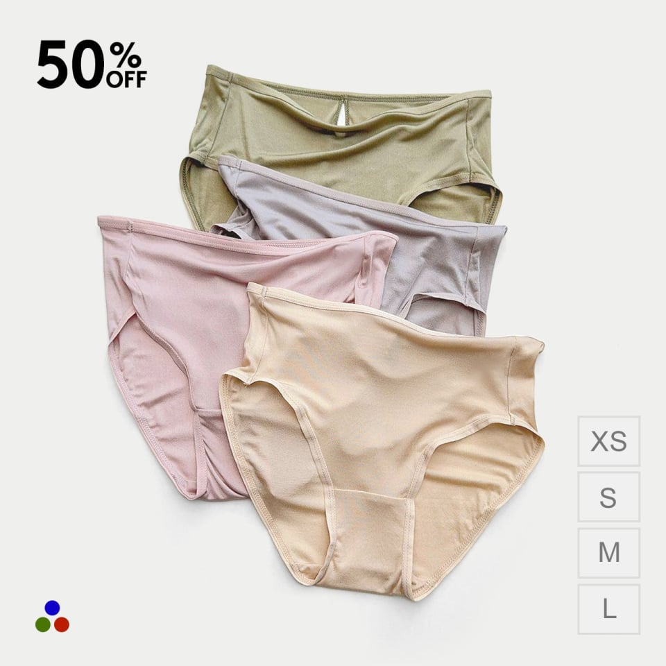 silk briefs for women_blush,khaki green,nude,light gray