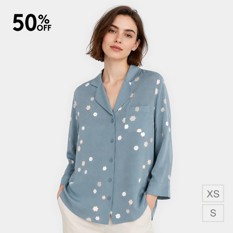 camisa de seda
