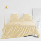 cream silk duvet cover set