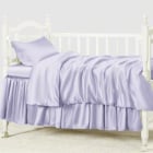 juego de cama de cuna de seda_lavender blue_lavender blue