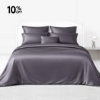 silk bed linen_slate gray