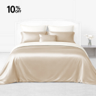 silk bed linen set_beige/ivory