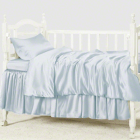 ensemble de literie pour lit bébé en soie_alice blue