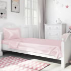 silk kids bedding set_light pink
