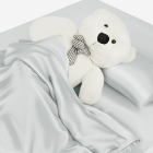 silk toddler bedding sets_ice gray