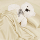silk toddler bedding set_cream color