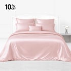 silk bed linen_suede rose