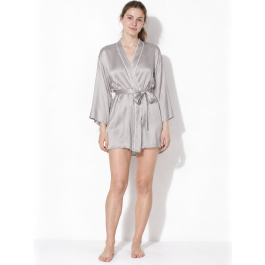Short Silk Robe for Women | ElleSilk