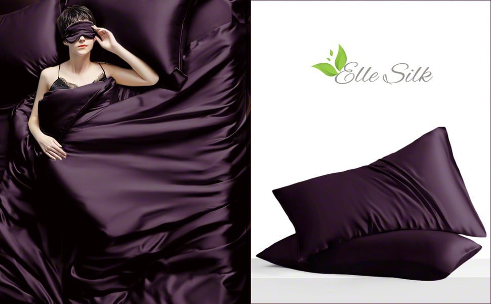 50,8 x 76,2 cm SLIP Silk Queen Funda de almohada color morado