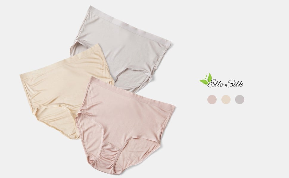 3-Pack Pure Silk Brief, Womens Panties