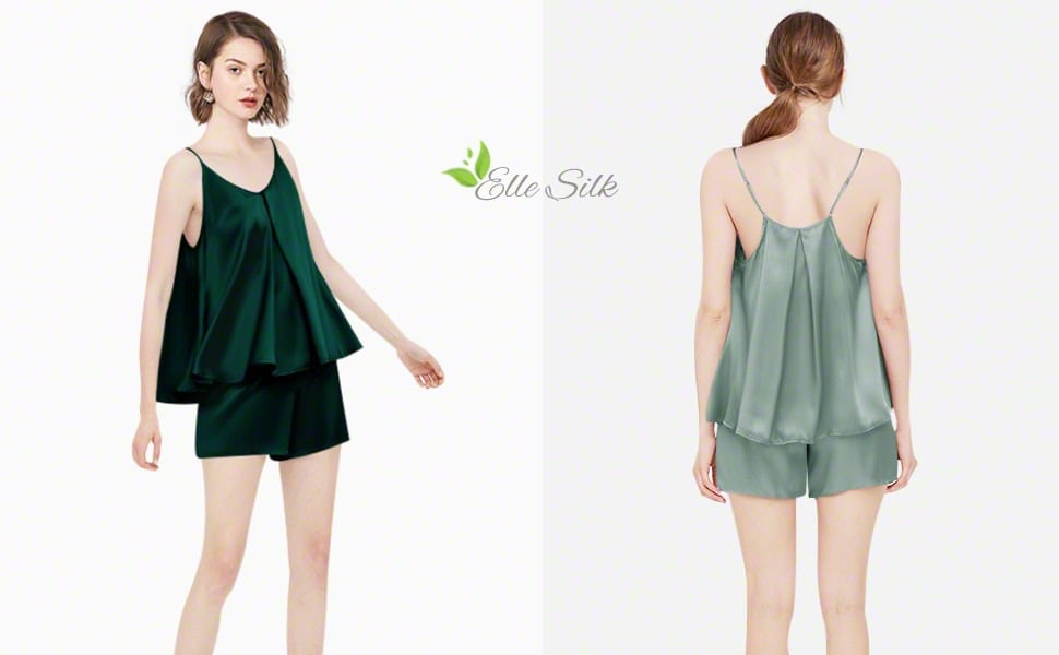 Silk Camisole and Shorts Sets