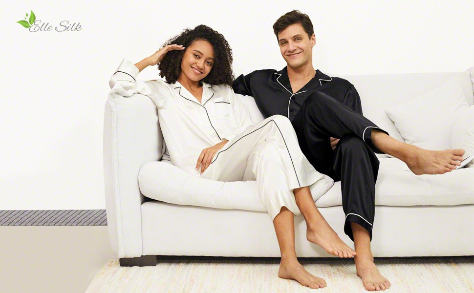 Silk Pajamas for Couples