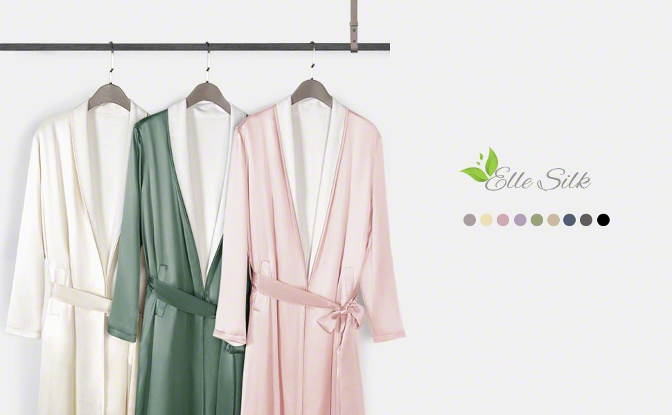 Luxury Silk Bathrobes, Silk Spa Robes
