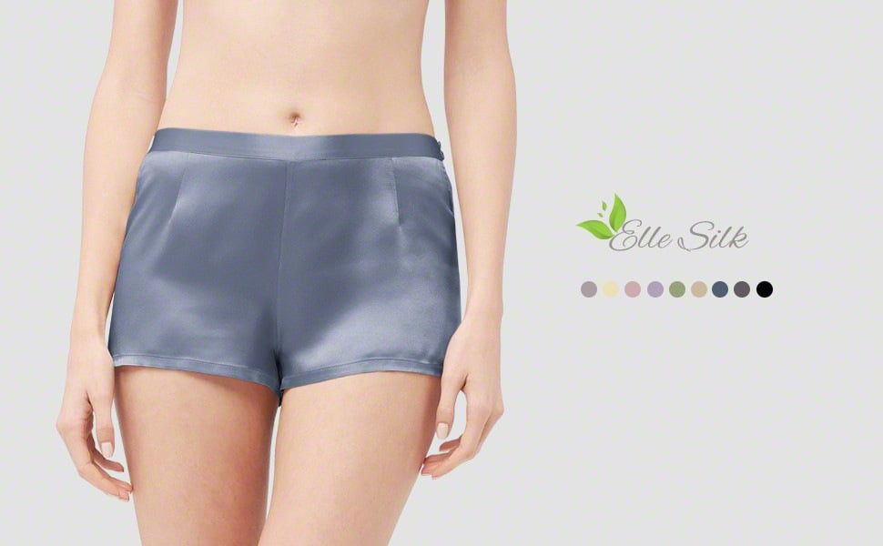 Pure Silk Sleep Shorts for Women