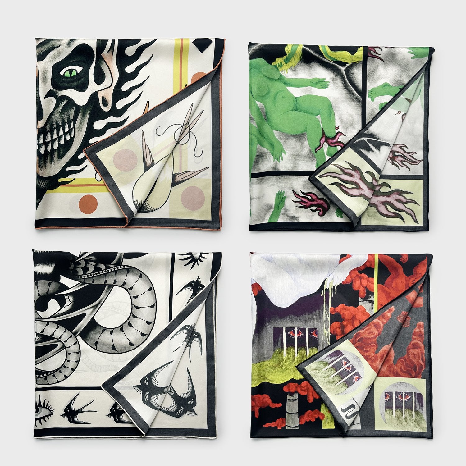 silk scarves