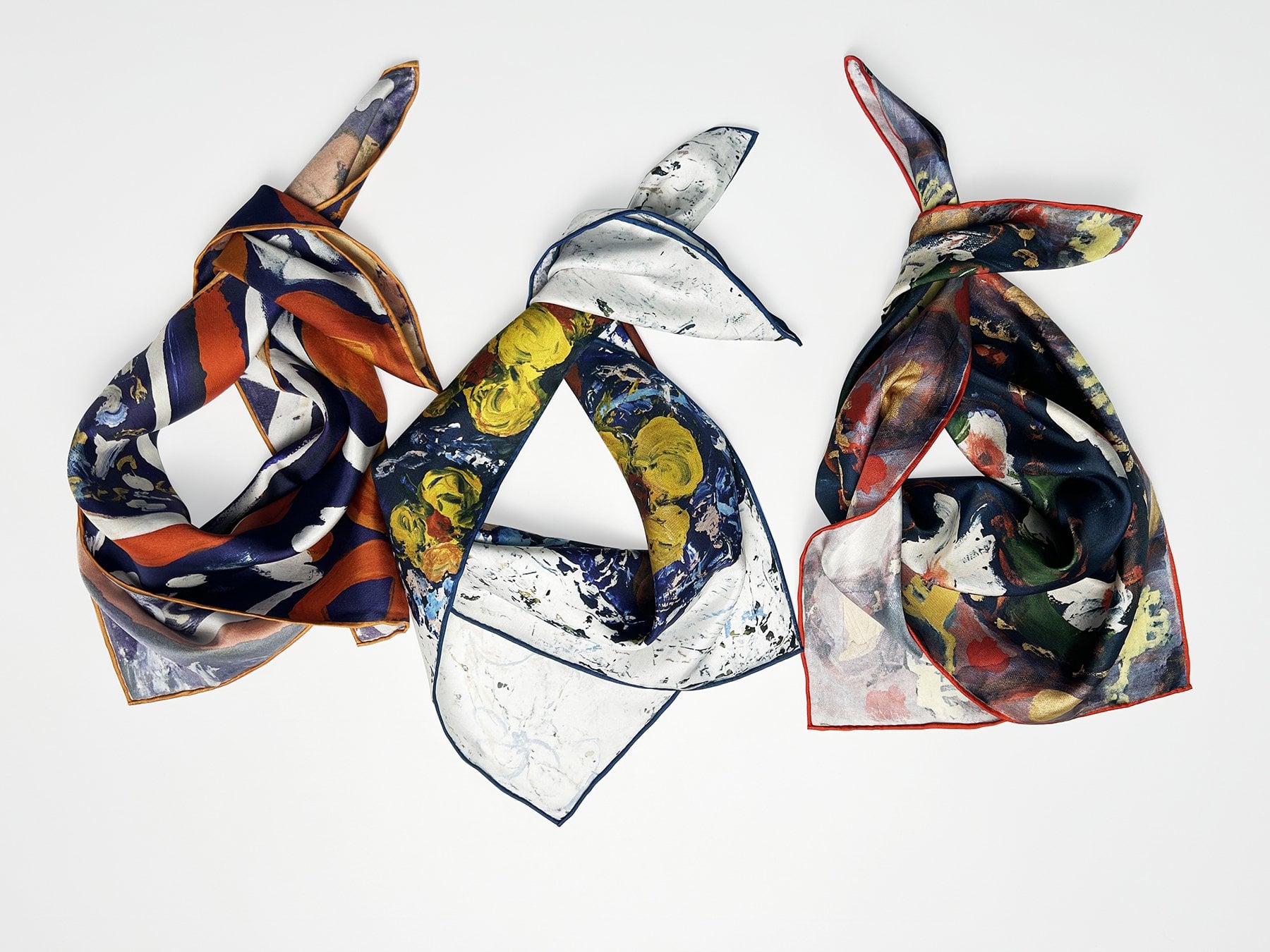 silk scarves