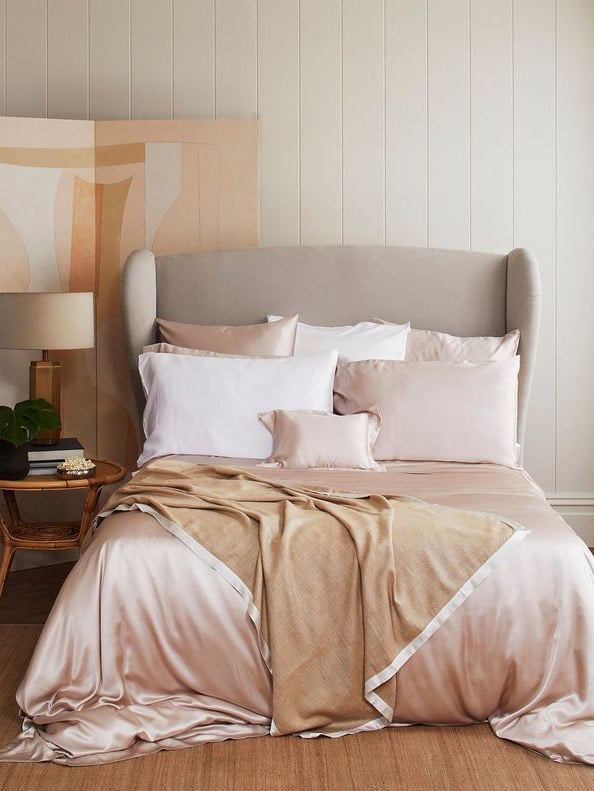 luxury silk bed linen sets