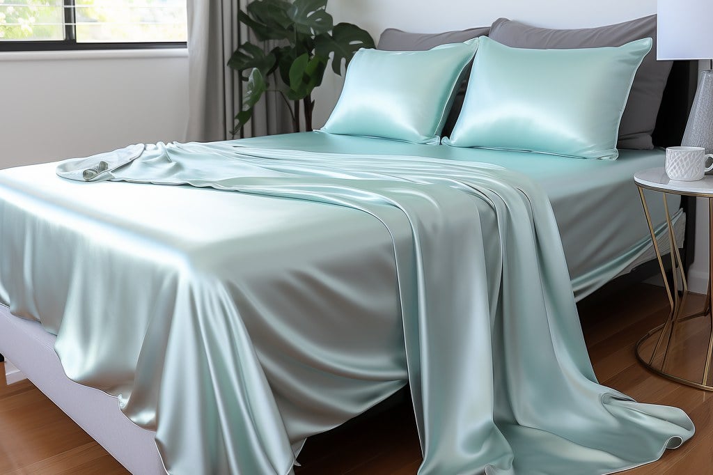 silk flat sheets