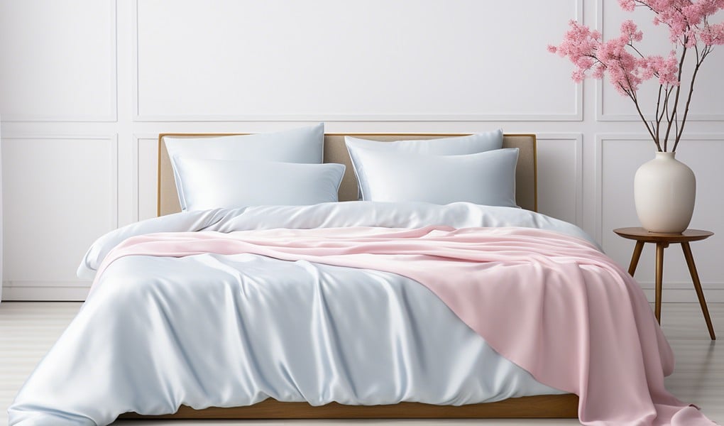 silk bed linen